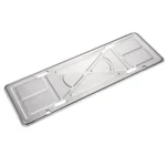 2 PCS Car License Plate Aluminium Alloy Bracket Frame Holder Stand Mount(Silver) - Image 3