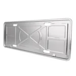 2 PCS Car License Plate Aluminium Alloy Bracket Frame Holder Stand Mount(Silver) - Image 4