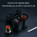 Portable Motorcycle Aluminum Alloy Dual USB Charger Cigarette Lighter - Image 6