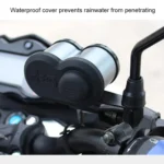 Portable Motorcycle Aluminum Alloy Dual USB Charger Cigarette Lighter - Image 9