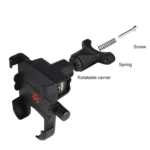 Portable Motorcycle Aluminium Alloy USB Charger Mobile Phone Holder, Handlebars Version - Image 3