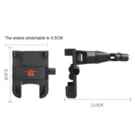 Portable Motorcycle Aluminium Alloy USB Charger Mobile Phone Holder, Handlebars Version - Image 4