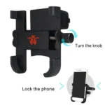 Portable Motorcycle Aluminium Alloy USB Charger Mobile Phone Holder, Handlebars Version - Image 8