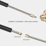 6 PCS High Pressure Washer Extension Water Gun Power Washer - Image 3