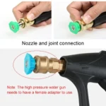 High Pressure Car Wash Gun Jet Nozzle Washer Accessories, Nozzle Angle: 0 Degree - Image 6