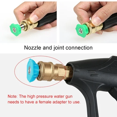CMS16202_5.webp High Pressure Car Wash Gun Jet Nozzle Washer Accessories, Nozzle Angle: 15 Degree - Image 6