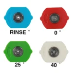 High Pressure Car Wash Gun Jet Nozzle Washer Accessories, Nozzle Angle: 0 Degree Big Hole, Pink - Image 3