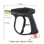 High Pressure Car Wash Foam Gun Soap Foamer Generator Water Sprayer Gun, Outer Wire: 18 x 1.5 - Image 4