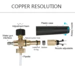 High Pressure Car Wash Foam Gun Soap Foamer Generator Water Sprayer Gun, Outer Wire: 22 x 1.5, Inner Hole: 14 - Image 5