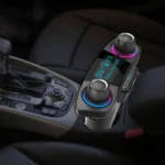 BT06 Dual USB Charging Smart Bluetooth 4.0 + EDR FM Transmitter MP3 Music Player Car Kit with 1.3 inch LED Screen, Support Bluetooth Call, TF Card & U Disk