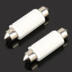 2 PCS 41mm DC12V 1.7W 6000K 135LM 2LEDs SMD-3030 Car Reading Lamp, with Decoder - Image 2