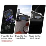 Motorcycle Multi-functional 2 in 1 Digital Display Voltmeter + Electronic Clock, 6-30V IP67 - Image 9