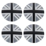 4 PCS National Flag Metal Car Sticker Wheel Hub Caps Centre Cover Decoration - Image 2
