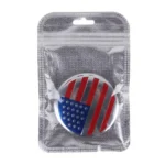 4 PCS USA Flag Metal Car Sticker Wheel Hub Caps Centre Cover Decoration - Image 5