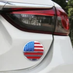 4 PCS USA Flag Metal Car Sticker Wheel Hub Caps Centre Cover Decoration - Image 6