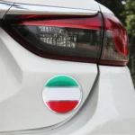 4 PCS Italy Flag Metal Car Sticker Wheel Hub Caps Centre Cover Decoration - Image 6