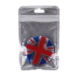 4 PCS England Flag Metal Car Sticker Wheel Hub Caps Centre Cover Decoration - Image 5