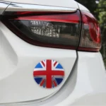 4 PCS England Flag Metal Car Sticker Wheel Hub Caps Centre Cover Decoration - Image 6