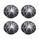 4 PCS Spider Metal Car Sticker Wheel Hub Caps Centre Cover Decoration - Image 2
