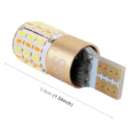 2 PCS T10 DC12V / 2.2W / 6000K / 160LM Car Auto Turn Lights / Running Lights (Turn: Yellow Light; Running: White Light) - Image 4