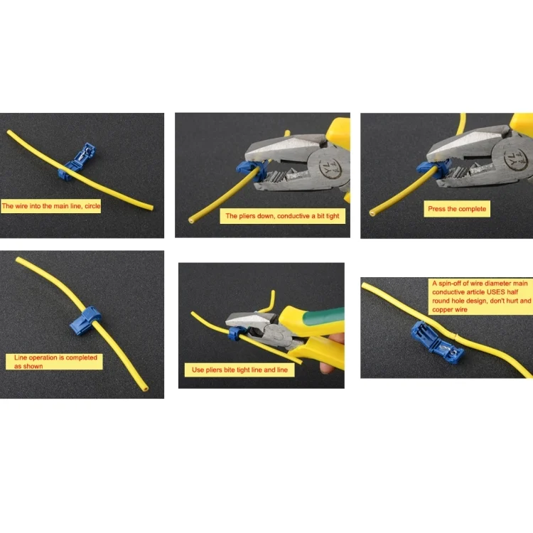 CMS1834_6.webp 50 PCS T-Tap Electrical Solderless Wire Connector - Image 7