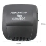 DC 12V Car Auto Vehicle Electronic Heater Fan - Image 4