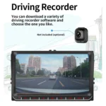 9093 HD 9 inch Car Android 8.1 Radio Receiver MP5 Player for Volkswagen, Support FM & Bluetooth & TF Card & GPS & WiFi with Decoding - Image 12