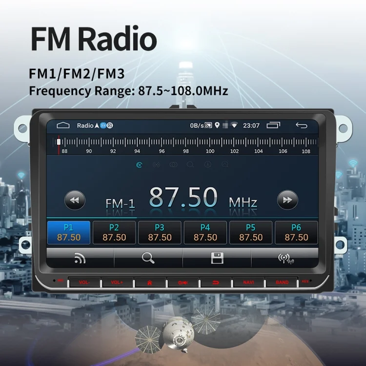 CMS1874_17.webp 9093 HD 9 inch Car Android 8.1 Radio Receiver MP5 Player for Volkswagen, Support FM & Bluetooth & TF Card & GPS & WiFi with Decoding - Image 18