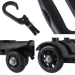 Lightweight Portable Folding Luggage Carts Travel Trolley with Rope - Image 4