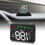 A900 OBD2 3.5 inch Vehicle-mounted Head Up Display Security System, Support Car Speed / Engine Revolving Speed Display / Water Temperature / Voltage / Driving Mileage