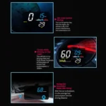 D5000 OBD2 5 inch Vehicle-mounted Head Up Display Security System, Support Car Speed / Engine Revolving Speed Display / Water Temperature / Battery Voltage / Detection and Elimination Fault Code - Image 6