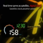 Q5 GPS 4 inch Vehicle-mounted Head Up Display Security System, Support Running Speed & Direction & Distance / Driving Kilometres / - Image 9