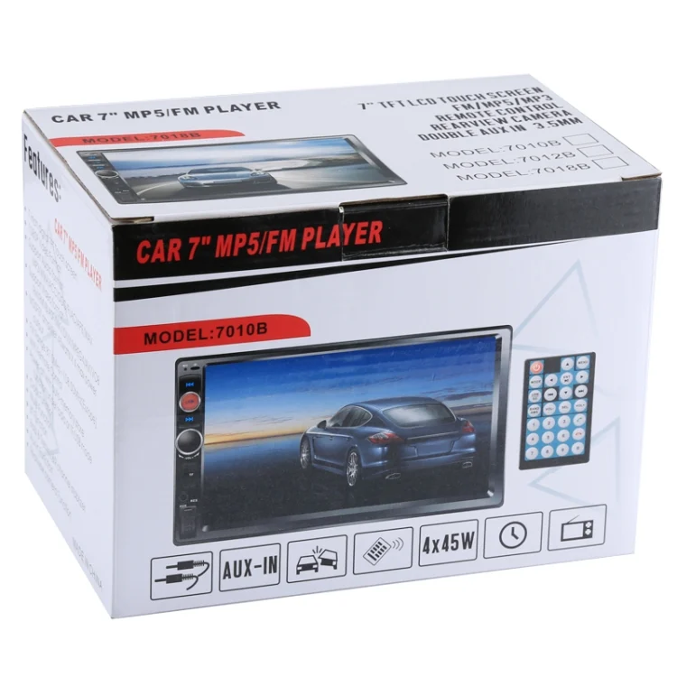 CMS2045_16.webp 7018B 7.0 inch HD Touch Screen Dual DIN Car Radio Bluetooth Stereo MP3 / MP4 / MP5 Player with Remote Control, with Rearview Camera, 6800 Module, Support  FM / TF Card / USB Flash Disk - Image 17