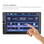 7018B 7.0 inch HD Touch Screen Dual DIN Car Radio Bluetooth Stereo MP3 / MP4 / MP5 Player with Remote Control, with Rearview Camera, 6800 Module, Support  FM / TF Card / USB Flash Disk - Image 6
