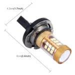 2 PCS H15 10W 1300 LM 6500K 28 SMD-3030 LEDs Car Fog Lights, DC 12V - Image 5