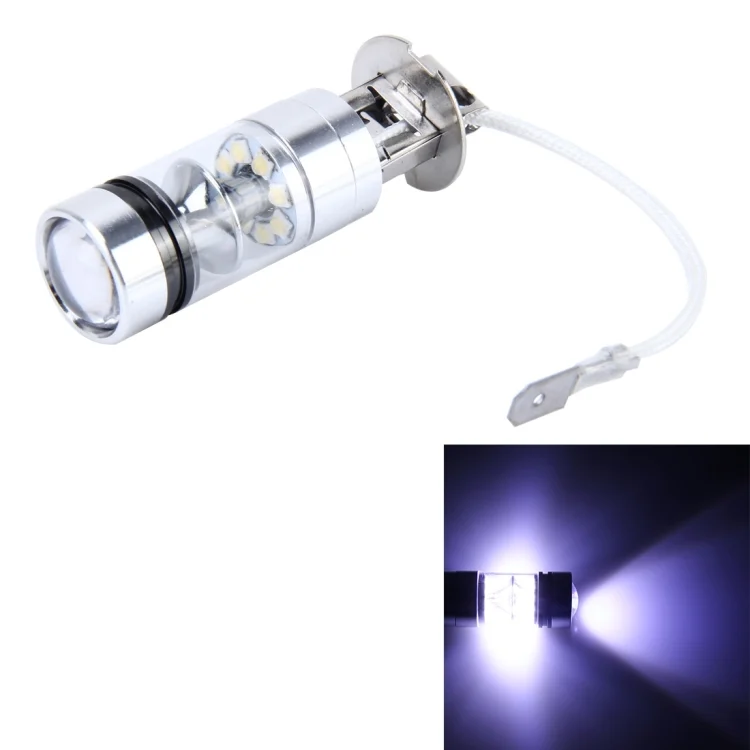 H3 100W 850 LM 7000K 20 SMD-2828-LEDs Car Fog Lights, DC 12-24V