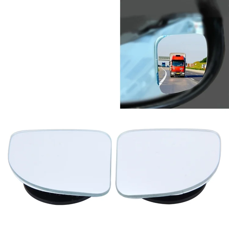 2 PCS ACP-005 Car Blind Spot Rear View Fix/360 Degree Angle Adjustable Wide Angle Mirror