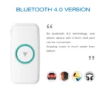 Doosl DSER102 Mini Car Bluetooth Wireless Music Receiver with 3.5mm Stereo Input Jack - Image 3