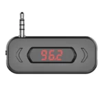 Doosl DSER116 Multifunctional Car FM Transmitter Wireless Music Receiver with 3.5mm Jack & LCD Display, Support Hands-free Call