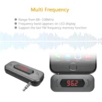 Doosl DSER116 Multifunctional Car FM Transmitter Wireless Music Receiver with 3.5mm Jack & LCD Display, Support Hands-free Call - Image 6