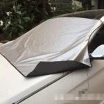 Magnetic Car Front Windshield Car Snow Block / Frost Block Cover Winter Car Snow Shield Cover Auto Front Windscreen / Rain / Frost / Sunshade Auto Snow Shield, Size: 210 x 120cm - Image 4