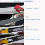 7.5m x 0.5m Ice Blue Metallic Matte Icy Ice Car Decal Wrap Auto Wrapping Vehicle Sticker Motorcycle Sheet Tint Vinyl Air Bubble(Gold) - Image 5