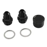 M28~10AN Black Engine Rear Block Breather Fitting Adapter for Honda Oil Catch Can B16 B18C - Image 2