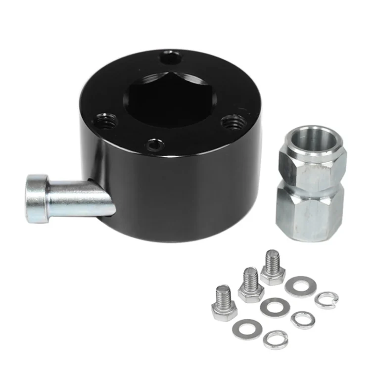 CMS2482B.webp Universal Aluminum Car Steering Wheel Quick Release Disconnect Hub 3/4 inch Shaft Size - Image 1