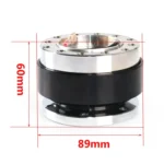 Universal 60mm Car Steering Wheel Quick Release HUB Racing Adapter Snap Off Boss Kit - Image 3