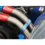 AN8 Automotive 2-hole High Pressure Tubing Fixing Clip Car Tubing Clamp Aluminum Alloy Clip Tubing Separator, Random Color Delivery - Image 6