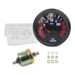 52mm 12V Universal Car Modified Oil Press Gauge - Image 2