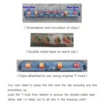 Car Boot Handle Tailgate Repair Clips for Nissan Qashqai 2006 - 2013 - Image 4