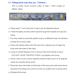 Car Boot Handle Tailgate Repair Clips for Nissan Qashqai 2006 - 2013 - Image 7