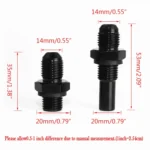2 PCS Car Transmission Oil Cooler Adapters AN6-1/4NPS Threaded Joints - Image 4
